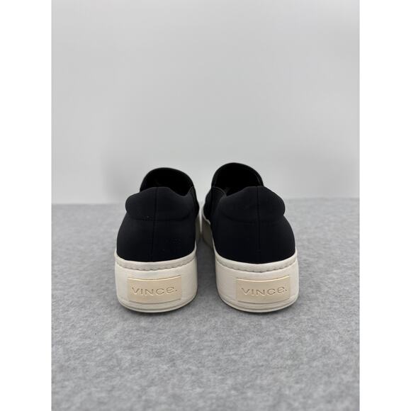 Vince “Warren” Black Textile Platform Slip On Sneakers Women’s Size 7 - Picture 7 of 7